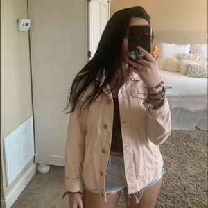 Light pink denim jacket from Forever 21
